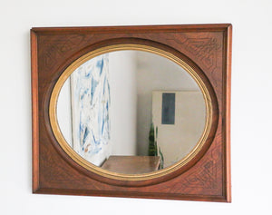 Vintage Carved Wall Mirror