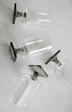 Load image into Gallery viewer, Vintage Linear Smoke Crystal Glasses-Set of Four- ROSENTHAL
