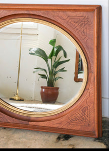 Vintage Carved Wall Mirror