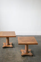 Load image into Gallery viewer, Pair of Mid Century Modern 1960s Pedestal Side Tables
