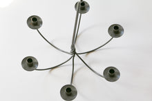 Load image into Gallery viewer, Wrought Iron 6 Arm Hanging Candle Chandelier
