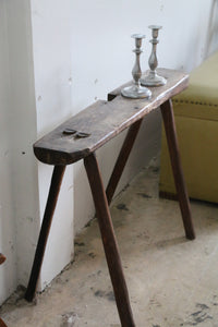 Antique Splayed Leg Console //Bench