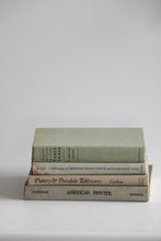 Load image into Gallery viewer, Set of Vintage Hardcover Books on Pewter &amp; Tableware
