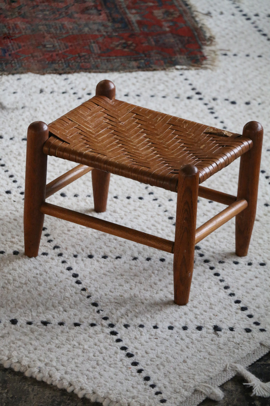 Vintage Woven Foot Rest