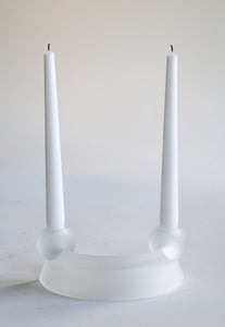 Frosted Post Mod Candelabra