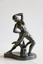 Load image into Gallery viewer, Art Deco Glazed Nude Woman Pottery Sculpture
