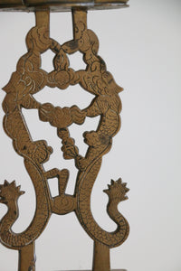 Brass Dragon Candlestick Holder