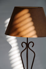 Load image into Gallery viewer, Vintage Lamp with Leather Shade
