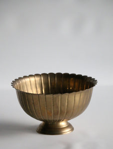 Brass Pedestal Bowl