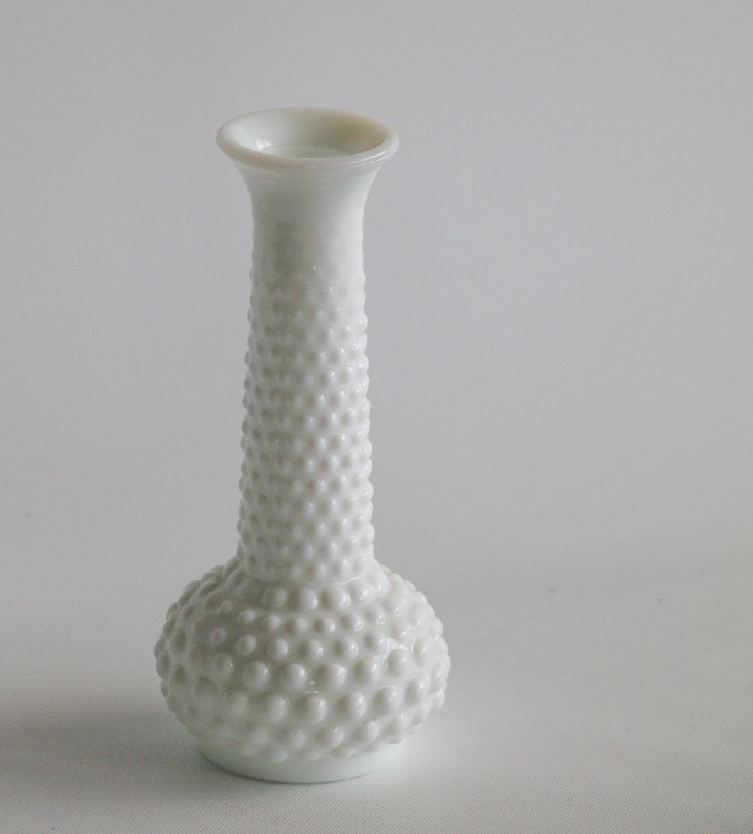 Hob Nob Milkglass Vase