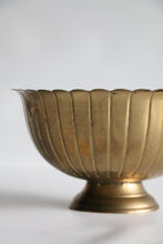 Load image into Gallery viewer, Brass Pedestal Bowl
