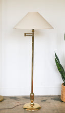 Load image into Gallery viewer, Vintage Brass Floor Lamp
