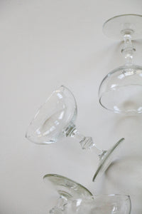 Set of Six Coupe Glasses