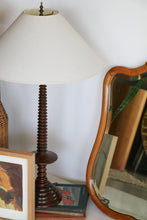 Load image into Gallery viewer, Vintage Turned Wood Lamp
