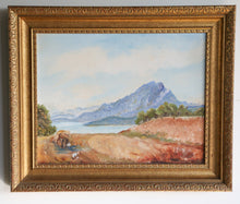 Load image into Gallery viewer, Framed Vintage Landscape Oil Painting
