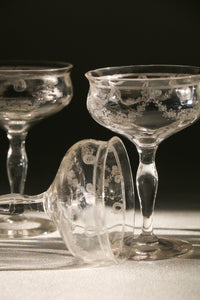 Set of Six Coupe Glasses