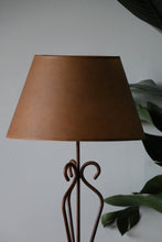 Load image into Gallery viewer, Vintage Lamp with Leather Shade
