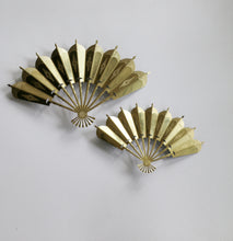 Load image into Gallery viewer, Pair of Brass Wall Fans
