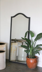 Antique Full Length Beveled Mirror