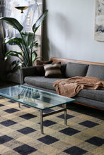 Load image into Gallery viewer, Mid Century Modern Chrome &amp; Glass Coffee Table
