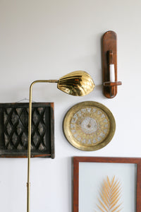 Brass Adjustable Shell Lamp