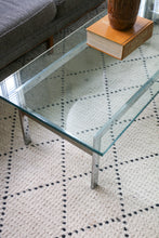 Load image into Gallery viewer, Mid Century Modern Chrome &amp; Glass Coffee Table
