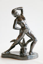 Load image into Gallery viewer, Art Deco Glazed Nude Woman Pottery Sculpture
