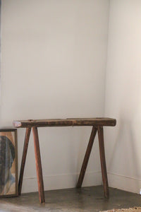 Antique Splayed Leg Console //Bench