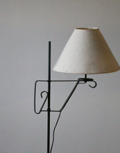 Load image into Gallery viewer, Vintage Wrought Iron Tripod  Floor Lamp
