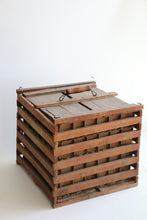 Load image into Gallery viewer, Antique Wooden Egg Crate
