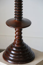 Load image into Gallery viewer, Vintage Turned Wood Lamp
