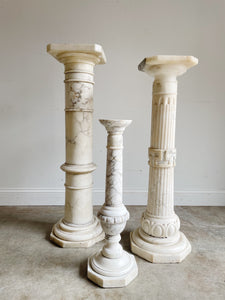 19th Century Marble Pedestal