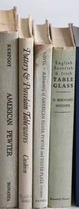 Set of Vintage Hardcover Books on Pewter & Tableware