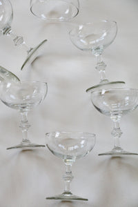 Set of Six Coupe Glasses