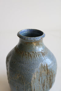 Handmade Ceramic Blue Vase