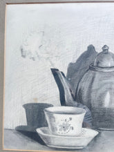 Load image into Gallery viewer, Vintage Charcoal Still Life Drawing
