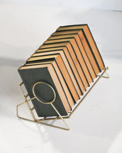 Load image into Gallery viewer, Mid Century Modern Brass Book / Record Holder
