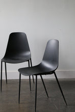 Load image into Gallery viewer, Set of Four Svelti Pure Black Dining Chairs
