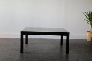 Mid Century Modern Designer Lacquered Parsons Coffee Table