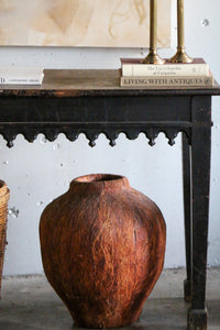 Large Coconut Husk Vase