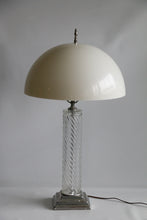 Load image into Gallery viewer, Warren Kessler Glass &amp; Silver Table Lamp
