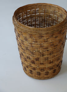 Vintage Woven Storage Basket 19in