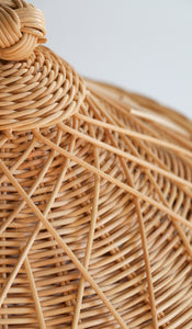 Woven Basket with Lid