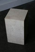 Load image into Gallery viewer, Travertine Side Table
