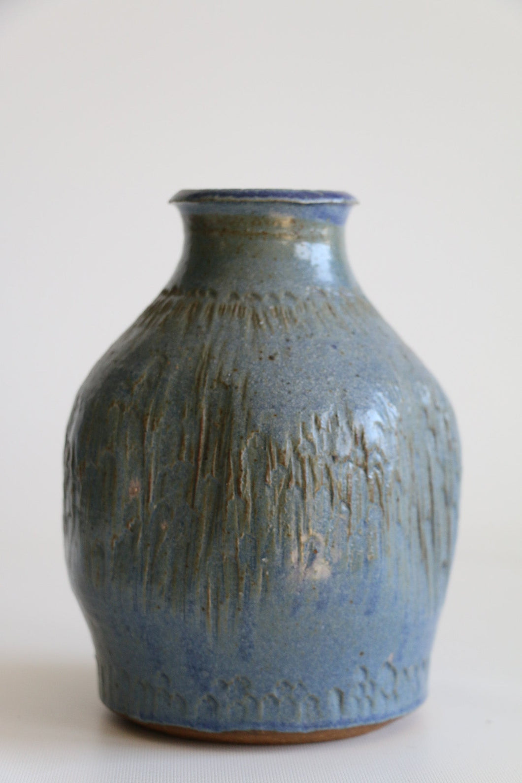 Handmade Ceramic Blue Vase