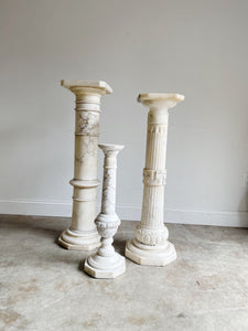 19th Century Marble Pedestal