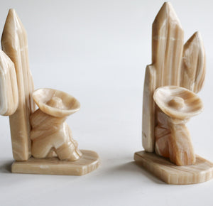 Marble Bookends