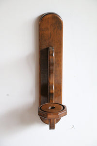 Pair of Wooden Sconces