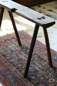 Antique Splayed Leg Console //Bench