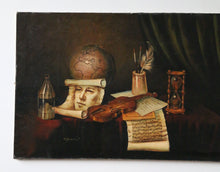 Load image into Gallery viewer, Vintage Still Life  Oil Painting
